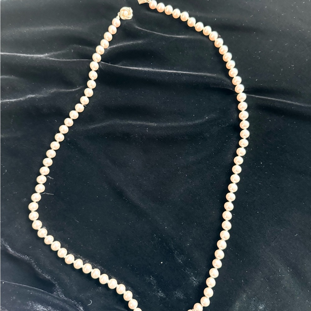 Talbots 30” Classic Pearl Necklace